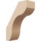 Ekena Millwork 5-inch W x 12-inch D x 16-inch H Stanfield Rough Cedar Woodgrain TimberThane Knee Brace, Primed BRCUR05X12X16STARCPR - alternate 1